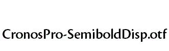 CronosPro-SemiboldDisp