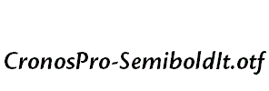 CronosPro-SemiboldIt