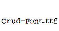 Crud-Font