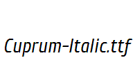 Cuprum-Italic