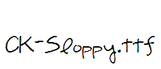 CK-Sloppy