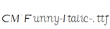 CM_Funny-Italic-