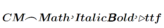 CM_Math-ItalicBold-