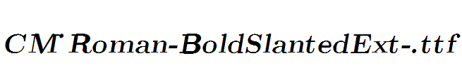 CM_Roman-BoldSlantedExt-