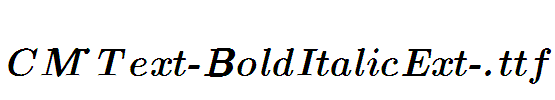 CM_Text-BoldItalicExt-