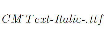 CM_Text-Italic-