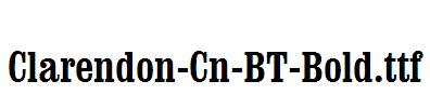 Clarendon-Cn-BT-Bold