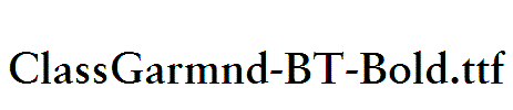 ClassGarmnd-BT-Bold