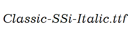 Classic-SSi-Italic