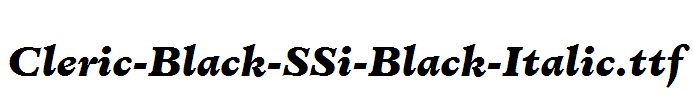 Cleric-Black-SSi-Black-Italic