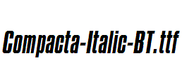 Compacta-Italic-BT