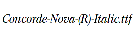 Concorde-Nova-(R)-Italic