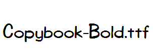 Copybook-Bold