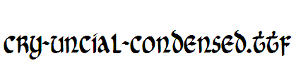 Cry-Uncial-Condensed