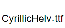 CyrillicHelv