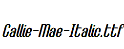 Callie-Mae-Italic