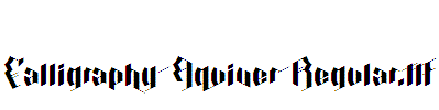 Calligraphy-Aquiver-Regular