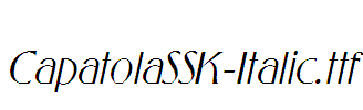 CapatolaSSK-Italic