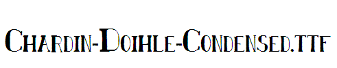 Chardin-Doihle-Condensed