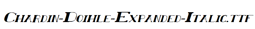 Chardin-Doihle-Expanded-Italic