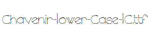 Chavenir-Lower-Case-LC