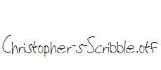 Christopher-s-Scribble