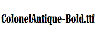 ColonelAntique-Bold