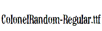 ColonelRandom-Regular