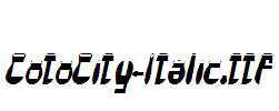 CotoCity-Italic