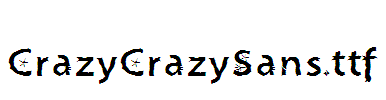 CrazyCrazySans