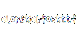 chopstickfont