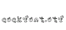 cockfont