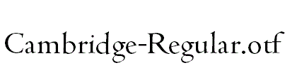 Cambridge-Regular