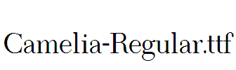 Camelia-Regular