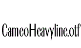 CameoHeavyline