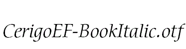 CerigoEF-BookItalic