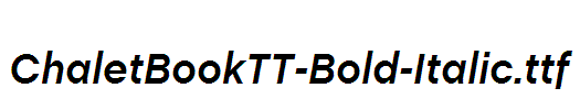 ChaletBookTT-Bold-Italic