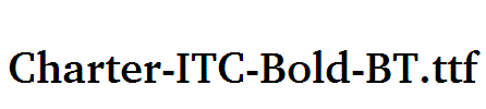 Charter-ITC-Bold-BT