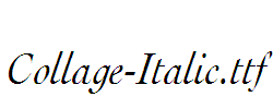 Collage-Italic