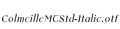 ColmcilleMTStd-Italic