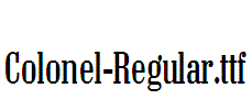 Colonel-Regular