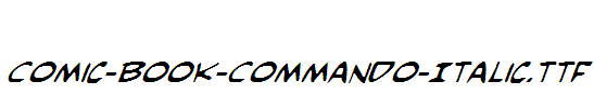 Comic-Book-Commando-Italic