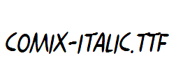 Comix-Italic