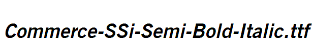 Commerce-SSi-Semi-Bold-Italic