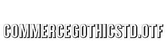 CommerceGothicStd