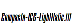 Compacta-ICG-LightItalic