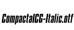 CompactaICG-Italic