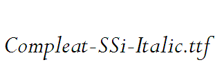 Compleat-SSi-Italic