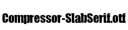 Compressor-SlabSerif