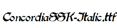 ConcordiaSSK-Italic